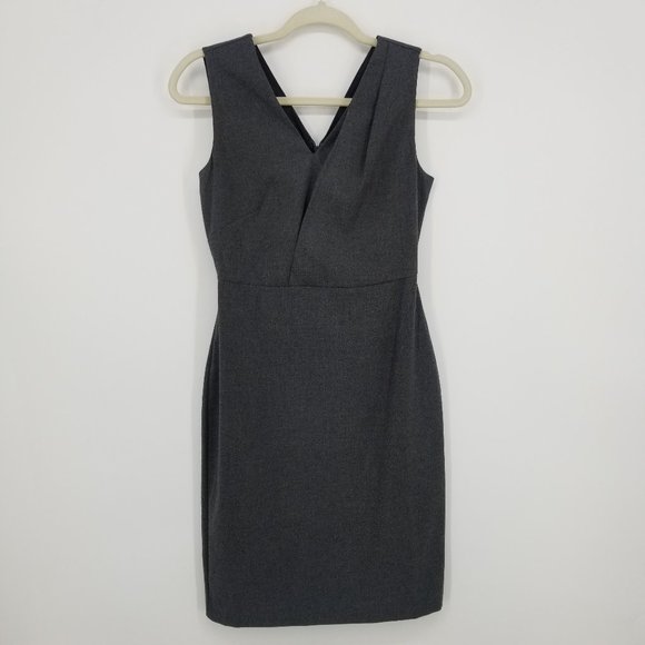 Banana Republic Gray Career Sheath Dress 00P - Picture 1 of 9